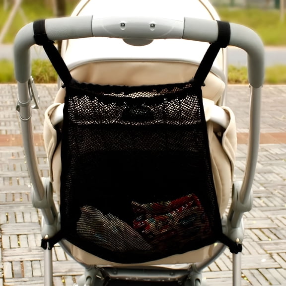 GASTROPOD 2026 New Baby Stroller Bag Hanging Net Bags Portable Large Capacity Pram Storage Pocket Infant Products Organizer Stroller Accessories