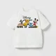 thumbnail image 3 of Camiseta de algodón para niños Disney, disfraz nuevo de verano para niños, ropa deportiva de moda, informal, de manga corta, para niño y niña, camiseta blanca de manga corta, 3 of 5