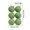 Green, variant on Qjidjing 6Pcs Velvet Christmas Balls, 2.4 Inch, Flocked Christmas Tree Ball Ornaments, Plastic Xmas Hanging Pendants for Holiday Party Decor