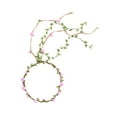 thumbnail image 5 of Flower Crown Floral Wreath Headband Floral Garland Headbands Photo Props Hair Accessories (Pink), 5 of 9