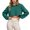 Dark Green*, variant on RUTAYY Women's Sweatshirt Solid Color Sports Knitted Sweater Long Sleeve Tops Crewneck Sweatshirt