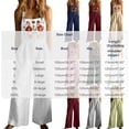 thumbnail image 2 of FchengtaiS Summer Boho Jumpsuit Women Floral Embroidered Sleeveless Rompers Casual Loose Wide Leg Overalls With Pockets, 2 of 7