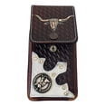 thumbnail image 3 of Funda Portacelular Vaquera De Cuero Toros Rodeo Jinete Pbr, 3 of 5