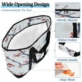 thumbnail image 3 of Large Hand-held Ice Pack Picnic Bag Insulation and Refrigeration Suitable for Shopping Picnics and Camping Red Cherry Blossom, 3 of 8