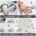 thumbnail image 4 of Non Slip Door Mat, Bike Pattern heart Fast Drying Bath Tub Mats, Absorbent Bathroom Rugs Entrance Welcome Mat, Bath MatS for Tub, Floor, Home, Kitchen, Hotel,16x24in, 4 of 6