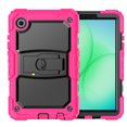 thumbnail image 2 of XYX for Samsung Galaxy Tab A9 Case 8.7 inch, 3in1 Heavy Duty Shockproof Tablet Cover with Stand, Shoulder Strap (2023, SM-X110/X115/X117), Rose, 2 of 7