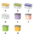 thumbnail image 3 of Maytalsory 1/2/3 Ice Cube Mould Maker Lid Storage Box Bar Kitchen One-Button Press Drink Beer Silicone Capacity Self-Assembly Party Accessory Orange 1 Pc, 3 of 6
