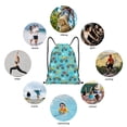 thumbnail image 6 of Wukai Cartoon Monster Truck Drawstring Backpack Bag Sport Gym Sackpack Large Size String Backpack Cinch for Women Men-Small, 6 of 6
