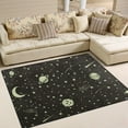thumbnail image 2 of Coolnut Space Sky 80 x 58 inches Lightweight Soft Area Rug Mat Indoor Floor Rugs Home Decoration for Kids Room Living Room, 2 of 6