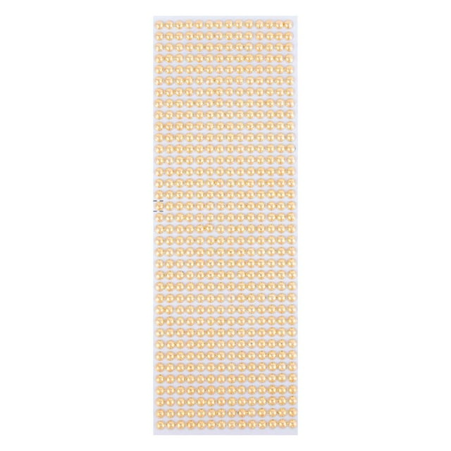Semicircle Self-adhesive Pearl Sticker Party Nail and Eyebrow Stickers DIY; W3W7