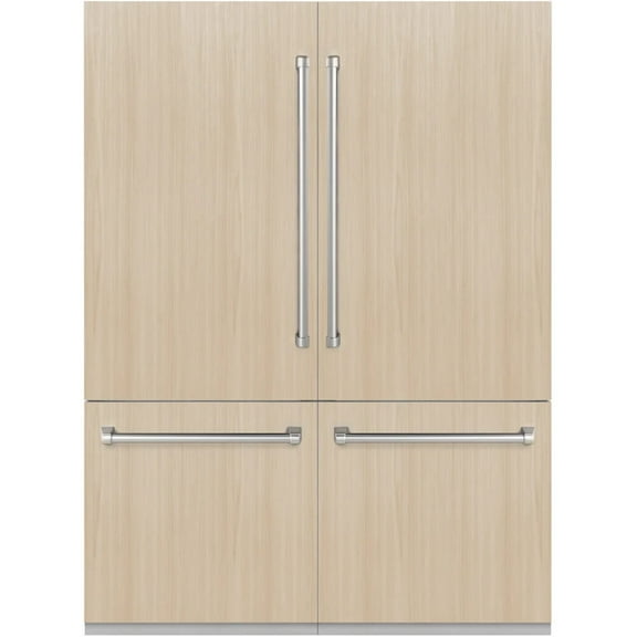 ZLINE RBIV60 32.2 Cu. Ft. Panel Ready 4-Door French Door Refrigerator