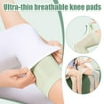 thumbnail image 5 of QHUDLV 1Pair Summer Thin Knee Support Brace Sports Knee Pads Gym Running I2I, 5 of 9