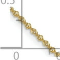 thumbnail image 5 of 14K Yellow Gold Jbsp's 1mm Sparkle Singapore Chain (20 X 1) Made In Italy 1828-20, 5 of 5