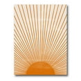 thumbnail image 2 of Designart Orange Sun Print III Canvas Wall Art, 2 of 4