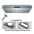 thumbnail image 3 of ROXON 860 CFM Centrifugal Blower Type Motor (High Grade) 30 Inches Under Cabinet Range Hood Kitchen Exhaust Fan Stainless Steel RXN-U14BSN-30, 3 of 3