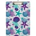 thumbnail image 2 of FMSHPON Colorful Coral Clipboard Hardboard Wood Nursing Clip Board and Pull for Standard A4 Letter 13x9 inches, 2 of 7