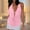 Pink, variant on Tank Tops for Women 2026 Summer Solid Color Halter Camisole Blouses Leisure Loose Fit Sleeveless Halter Summer Tops