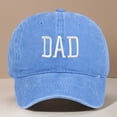 thumbnail image 2 of Gyexs Dad Baseball Cap Man Hat Embroidered Funny Print Dad Hats Adjustable Strap Cotton Baseball Hat Embroidered Father Day #Light Blue, 2 of 5