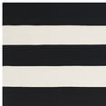 thumbnail image 4 of SAFAVIEH Montauk Saranna Striped Cotton Area Rug, Black/Ivory, 12' x 15', 4 of 10