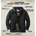 thumbnail image 2 of Legendary Whitetails Men's Maplewood Hooded Flannel Shirt Jacket, 2 of 4