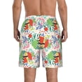 thumbnail image 3 of Kdxio Mushroom and Frogs Pattern Mens Casual Shorts - Drawstring Summer Beach Sports Shorts for Men, 3 of 9