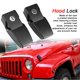 thumbnail image 3 of Anti Theft Car Hood Latch Lock Kit Assembly with Keys for Jeep Wrangler JK Unlimited 07-17, 3 of 4