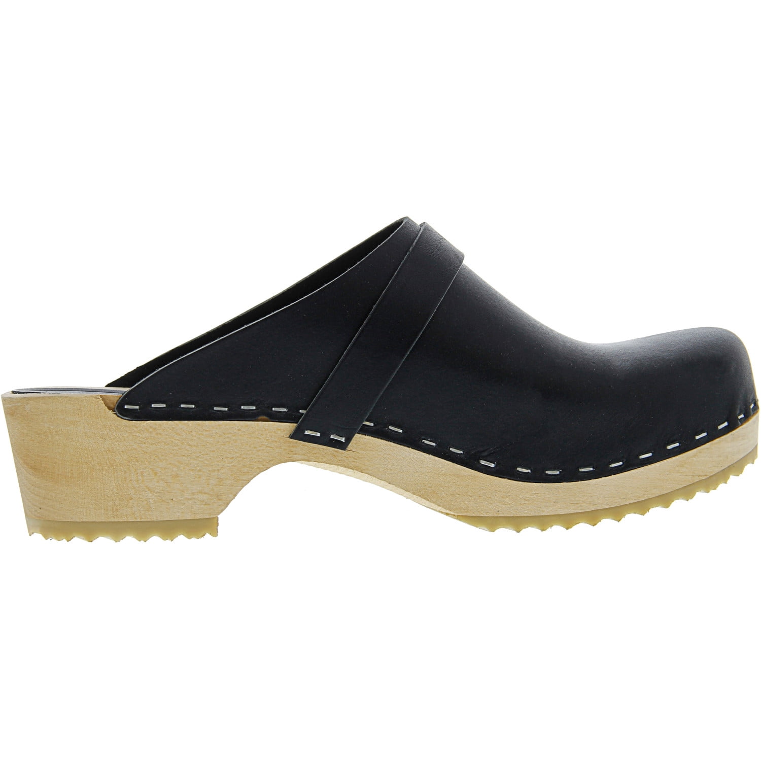 swedish leather clogs