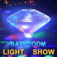 thumbnail image 1 of WREESH Floating Underwater RGB LED Disco Light Flash Show Swimming Pool Hot Tub Spa Lamp, 1 of 9