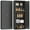 Black, variant on 70" Tall Metal Storage Cabinet with 2 Doors and Adjustable Shelves, 5 Tier Multifunctional Kitchen Pantry Cabinet, Freestanding Cupboard for Office, Dining Room, White