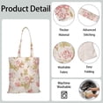 thumbnail image 3 of Floral and Butterfly Print Foldable Grocery Bag - Large Capacity & Eco-Friendly Tote, 3 of 6