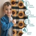 thumbnail image 3 of Blackout Kids Curtains,Sunflower Childrens Insulated Curtains Set Of 2,Bedroom Essentials,Toddler Room Decor 52x84in(132x213cm), 3 of 4