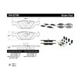 thumbnail image 2 of Centric Parts 104.02790 Posi-Quiet Metallic Brake Pad with Shim, 2 of 4