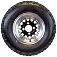 thumbnail image 3 of 20X10.00-10 Golf Cart ATV Offroad Tire On 10X7 Gloss Black Rim A4 All Terrain Mud Turf Knobby, 3 of 6