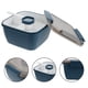 thumbnail image 5 of 1 UNID COCINA PLÁSTICA DE PLÁSTICA Caja de sellado de doble capa Ensalada Fruta Contenedor Caja de alimentos, 5 of 5