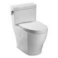 thumbnail image 2 of TOTO MS624214CEFG#01 Legato Elongated 1-Piece Floor Mount High Efficiency Toilet (Cotton White), 2 of 7