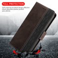 thumbnail image 5 of SaniMore Samsung Galaxy S23 Ultra Case (6.8 inch 2023), PU Leather Wallet Rfid Blocking Card Slots Cover with Magnetic Closure Flip Kickstand Full Protective Shockproof Folio Shell, Coffee, 5 of 6