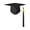 B001- Black, variant on 2026 Graduation Tassel, Graduation Tassel, Graduation Cap Topper, Graduation Hat Decorations, 8 in Cord, Emerald Green Bachelor Headpiece, Commencement, 1 Pc