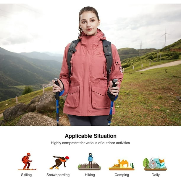 Best 3 in 1 womens waterproof jacket discount