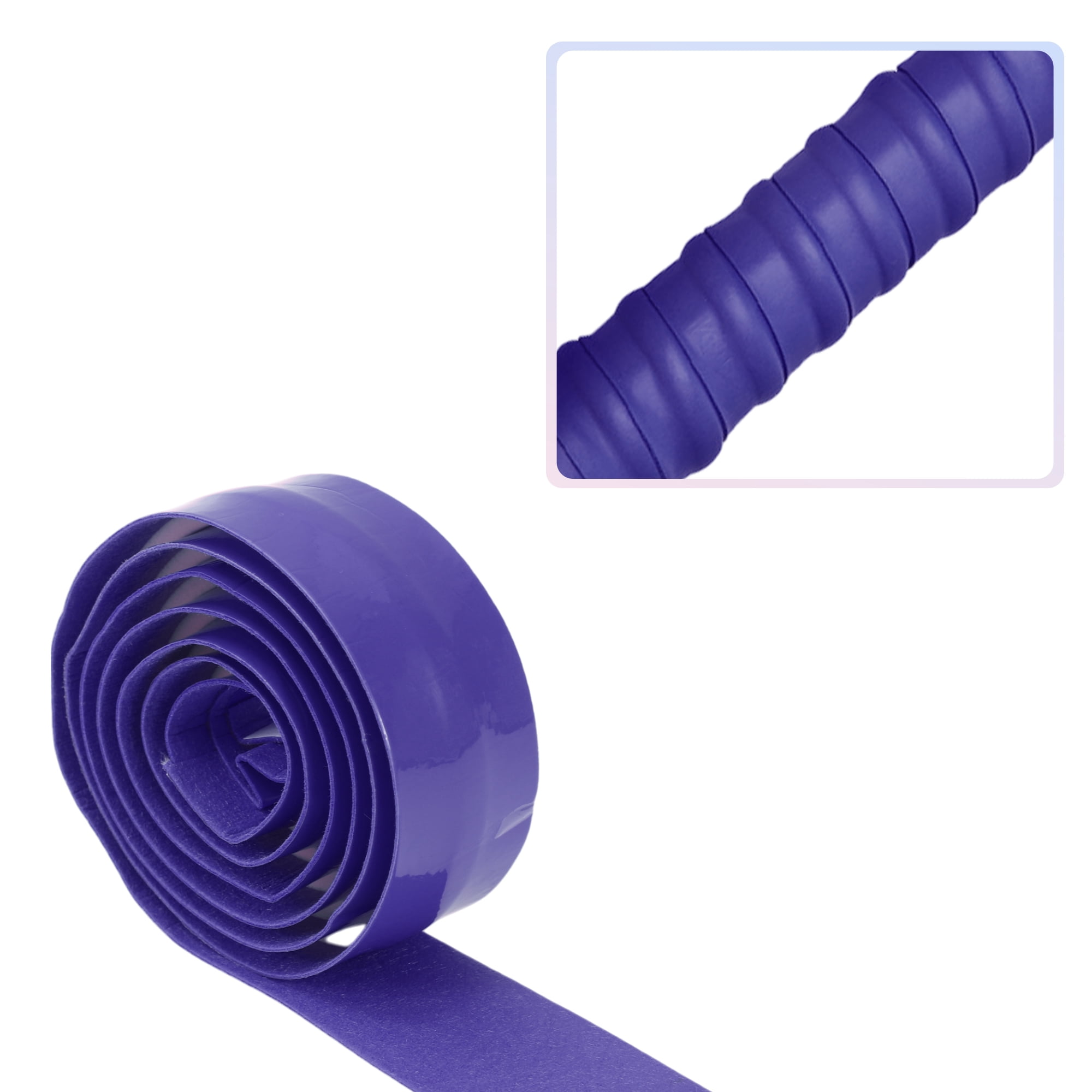 Unique Bargains 2 Pcs Tennis Racket Grip Tape Purple