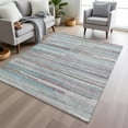 thumbnail image 6 of Dalyn Rugs Machine Washable Indoor/Outdoor Chantille Teal 5' x 7'6" Rug, 6 of 9