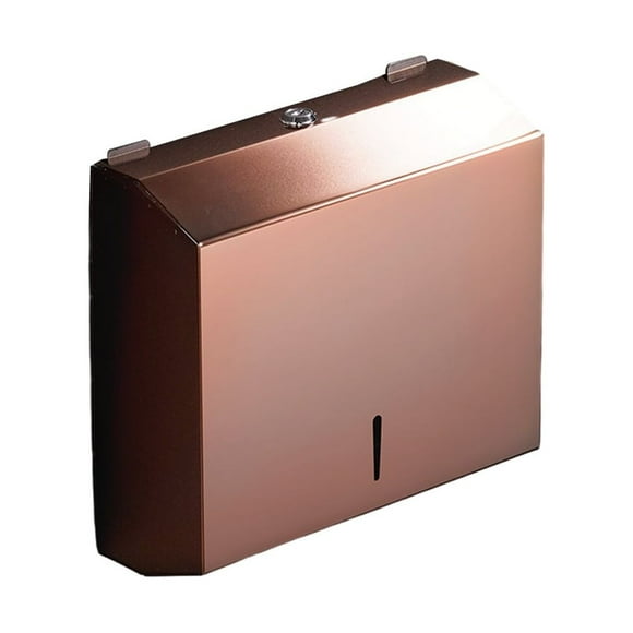 Billuyoard Accesorios funcionales Dispensador de toallas Construcción robusta Dispensador de toallas de papel de amplia aplicación Juegos de accesorios de baño Oro rosa