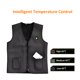 thumbnail image 4 of Chaqueta calentadora de cuerpo sin mangas con chaleco de calefacción eléctrica USB con 3, 4 of 8