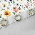 thumbnail image 4 of Manfei Teens Colorful Flowers Girl Black Out Curtains,Botanical Plants Curtains Pack of 2 (42x63 Each),Spring Graden Bedroom Curtains,Microfiber Bedroom Decor, 4 of 6