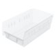 thumbnail image 1 of Caja de basura Nesting Shelf Akro-Mils 30130 de plástico transparente, paquete de 12, 1 of 6