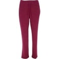 thumbnail image 5 of Greg Norman Jaclyn Knit Merlot Heather Pants Women XL, 5 of 5