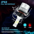thumbnail image 5 of For Dodge Ram 2500 2006-2008 Led Headlights 8000LM 9008 H13 High Beam Low Beam 9006 Fog Light Led Bulbs 4pc, 5 of 5