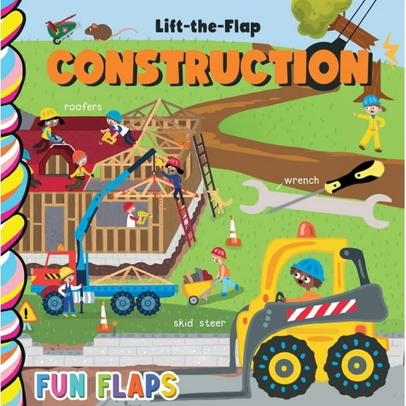 Fun Flaps Construction, (Board Book)