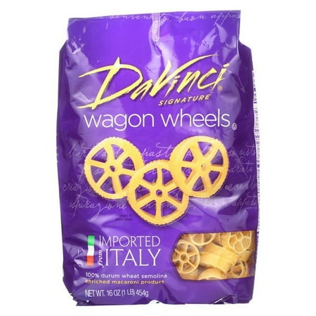Pasta Wheel - Davinci Wagon Wheels Pasta - Pack of 12 - 1 Lb.