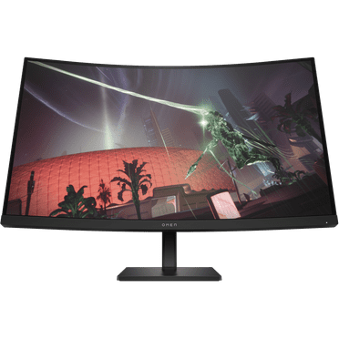 HP OMEN 32c 31.5" 165Hz QHD Curved Gaming Monitor - 2560 x 1440 QHD Display @ 165 Hz - Vertical Alignment (VA) Technology - 400 Nit Brightness - AMD FreeSync Premium - 2 x HDMI 2.0 & 1 x DisplayPor...