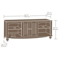 thumbnail image 2 of Sauder Harbor View TV Stand in Antiqued Paint, 2 of 3